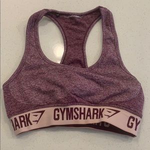 Purple Gym Shark Bra